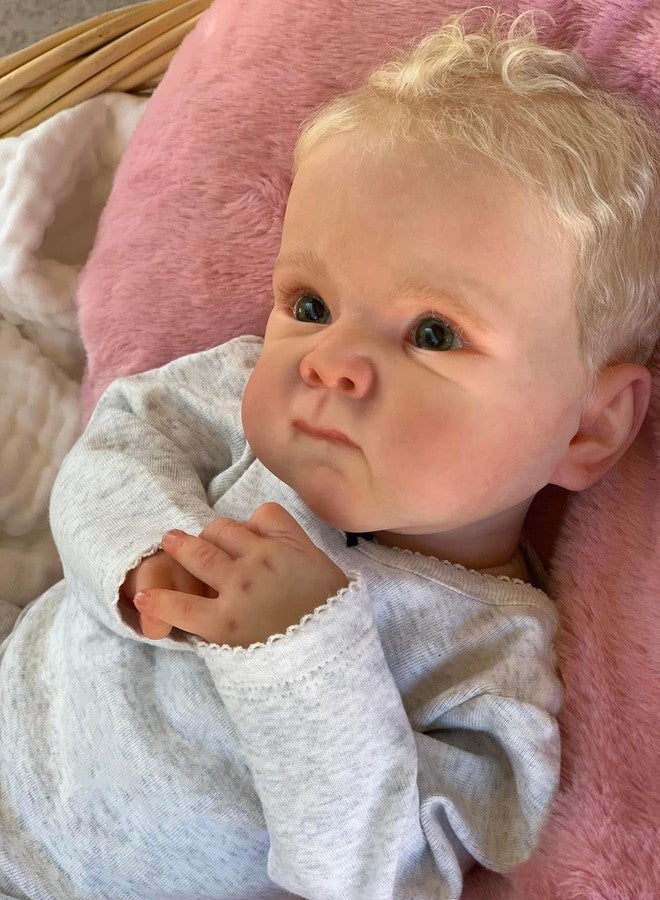 Zero Pam Reborn Baby Dolls Boy Silicone Full Body with Hair, 20 Inch Realistic Boy Baby Doll, Lifelike Newborn Babys Dolls with Hair, Anatomically Correct Real Life Reborn Babies Doll for Kids 3+ - Image 4